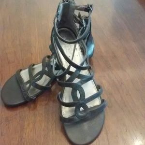ARIZONA JEAN COMPANY Black Sandal 8.5M